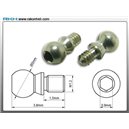 Boules acier Ø2x3.8mm/M1.2 pr plateau cyclique pour Blade mCPX/ V2