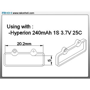Support batterie pour patins style 02 Blade mCP X/V2