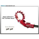 Support moteur 7mm CNC rouge pour Blade mCP X/V2