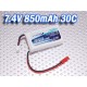 Xtreme tuning Li-po Battery 7.4v 850mah-30C/5C