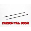 Carbon Tail Boom -2pcs (125mm, MCPX)