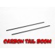 Carbon Tail Boom -2pcs (125mm, MCPX)