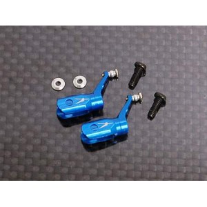 Metal Blade Grip w/ angular-contact bearings -Blue (MCPX)