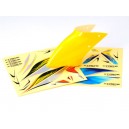 Pre-Painted Canopy (Type B) MCPX -YELLOW (w/ Tail Fin Sticker)