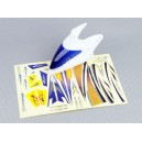 Pre-Painted Canopy w/ Decals- White (Solo Pro, MSR)