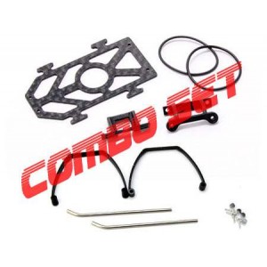 Landing Skid & Graphite Battery Mount Combo Set (V100D03)