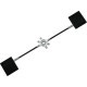 Aluminum/Carbon Fiber/Derlin Flybar system - BLADE 120 SR  