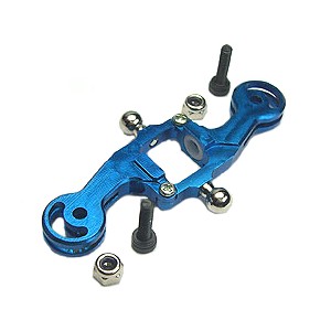 Precision CNC Upper Main Blade Grips (BLUE) - Blade CX2/CX3