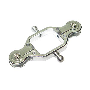Precision CNC Main Blade Grips (SILVER) - Blade MSR   MH-MSR002BG2