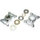  Main Shaft Bearing Block w/THRUST BEARINGS (SLV) - T-REX 500 