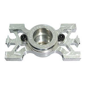 Thriple-Bearing Aluminum Engine Bearing Block - Trex 700 Nitro