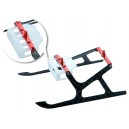 Aluminum/Carbon Fiber Landing Gear RED - BLADE MCP X