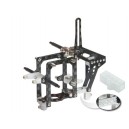 Aluminum/Carbon Fiber/Delrin Frame w/3rd Bearing - BLADE MCPX