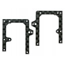 Carbon Fiber Front X Frame A/B set (for MH-MCPX005/B/X)