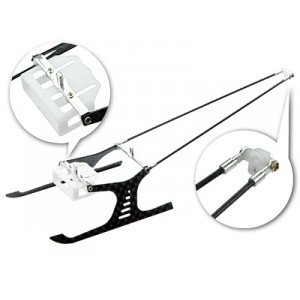 Aluminum/Carbon Fiber Landing Gear "A" w/ Support - BLADE MCPX
