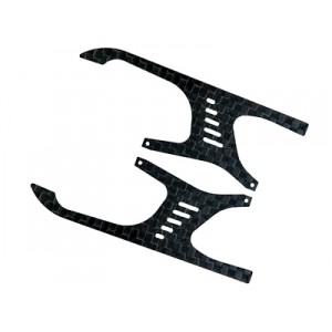Carbon Fiber Landing Skids "V" Style (for MH-MCPX006/A/V)